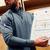 Team Performance 1/4 Zip 1/4 Zip Howies Hockey Tape