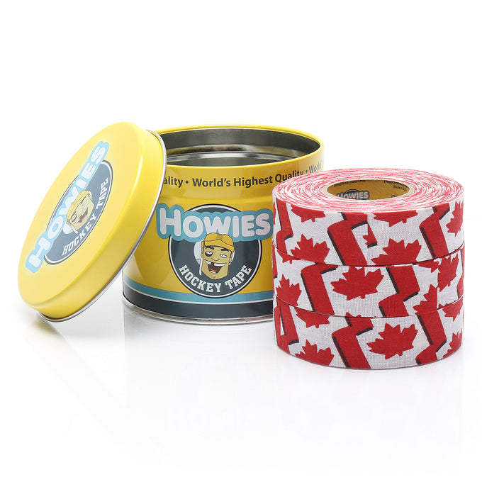 Howies Canadian Flag Hockey Tape Patterned Tape Howies Hockey Tape 3pk
