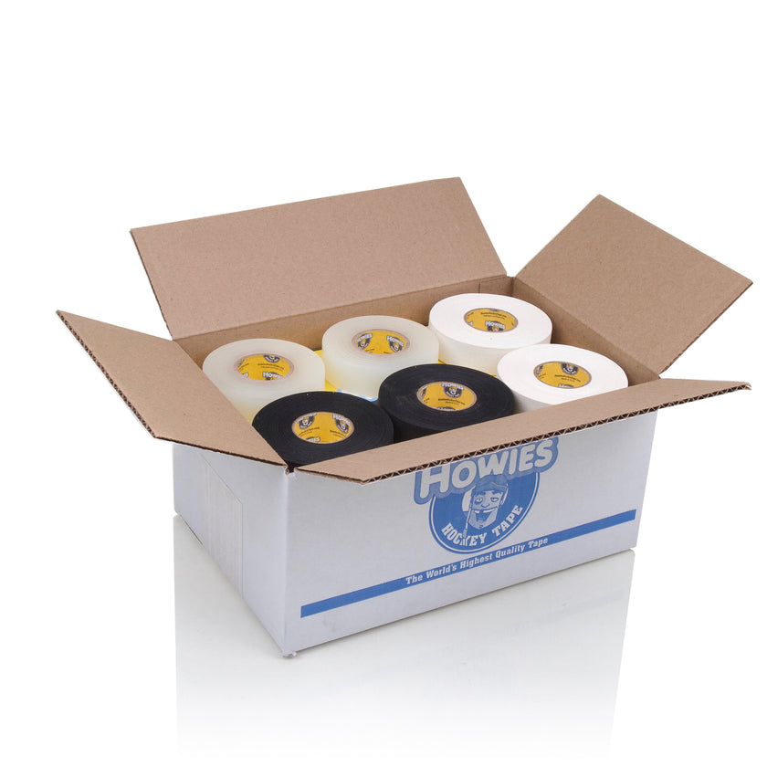 Howies Black, White, Clear Tape Box