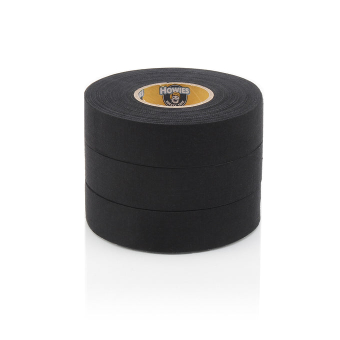 Howies Black Cloth Hockey Tape Cloth Tape Howies Hockey Tape 3pk