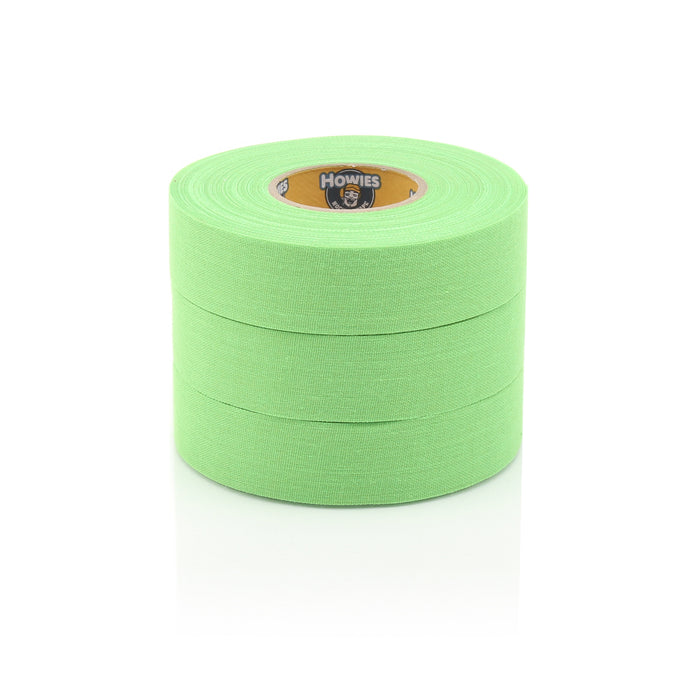 Howies Neon Green Cloth Hockey Tape Cloth Tape Howies Hockey Tape 3pk