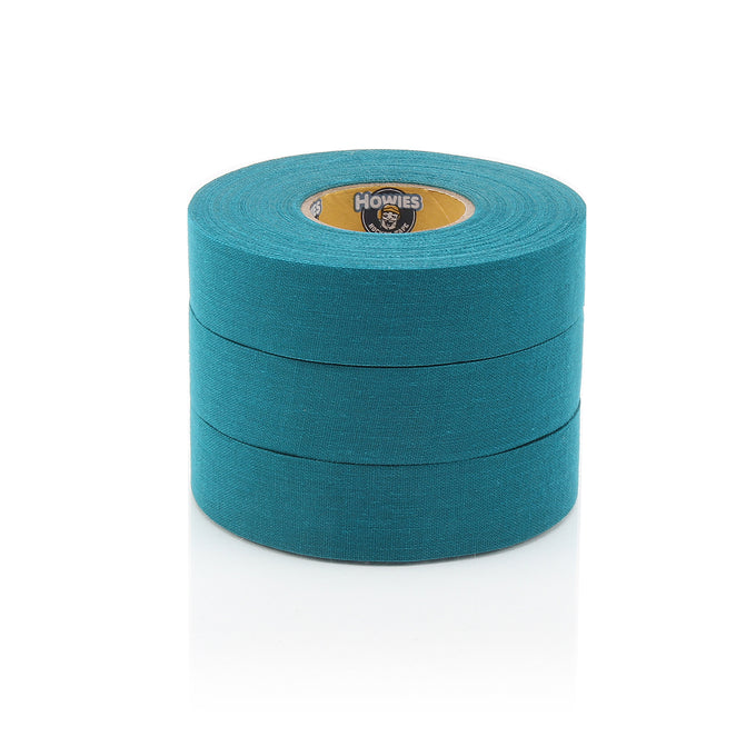 Howies Teal Blue Cloth Hockey Tape Cloth Tape Howies Hockey Tape 3pk