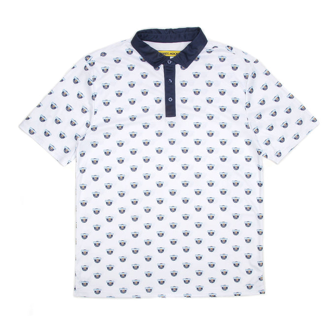 Howies Three-Putt Performance Polo Polos Howies Hockey Tape White Small