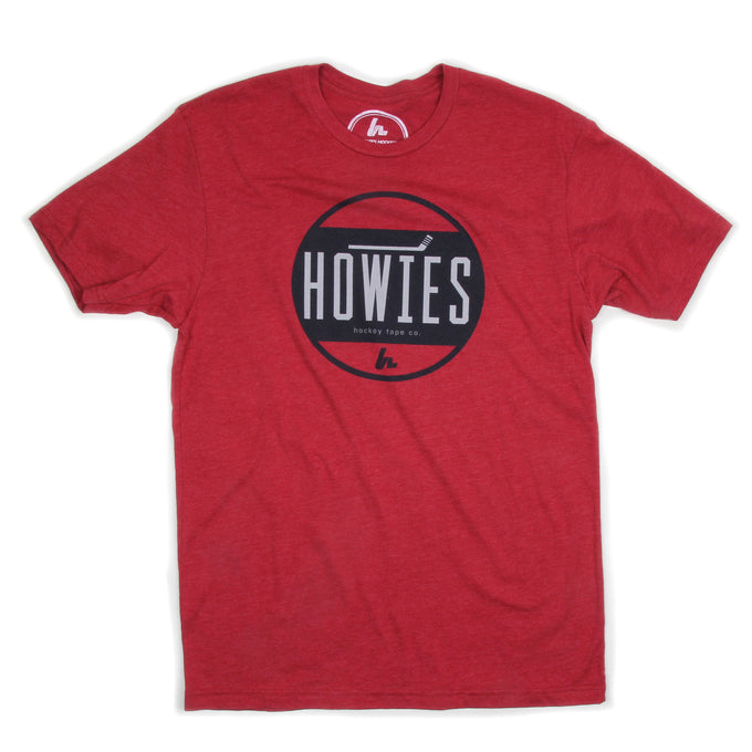The Face-Off Tee Tees Howies Hockey Tape Cardinal X-Small 