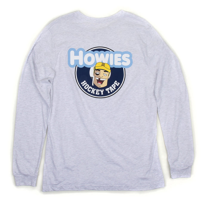 Howies Classic Long Sleeve Tees Howies Hockey Tape X-Small Heather White