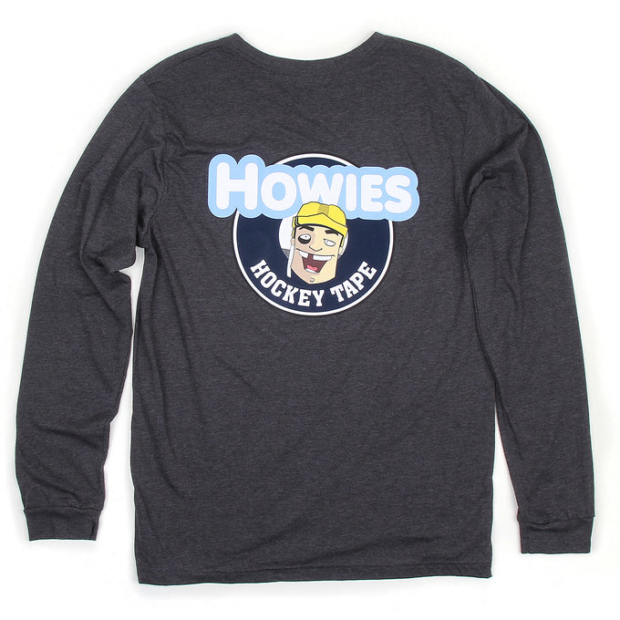 Howies Classic Long Sleeve Tees Howies Hockey Tape X-Small Charcoal