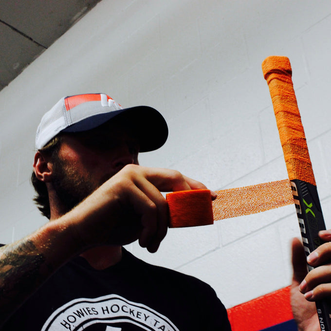 Howies Orange Stretchy Grip Hockey Tape Stretch Grip Tape Howies Hockey Tape