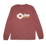 The Tee-J Long Sleeve Howies Hockey Tape Burgundy X-Small