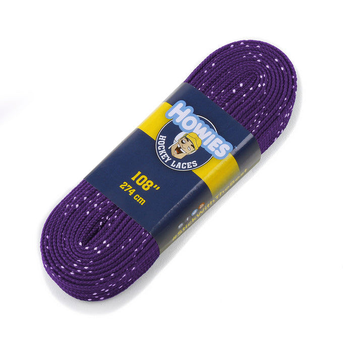 Howies Purple Cloth Hockey Skate Laces Cloth Laces Howies Hockey Tape 1pk 72"