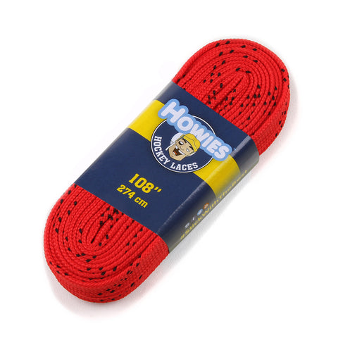 Howies Red Cloth Hockey Skate Laces Cloth Laces Howies Hockey Tape 1pk 72"