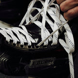 Howies White Waxed Hockey Skate Laces Waxed Laces Howies Hockey Tape
