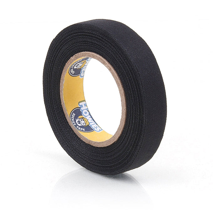 Howies White 1/2" Knob Tape 1 Roll Cloth Tape Howies Hockey Tape Black  