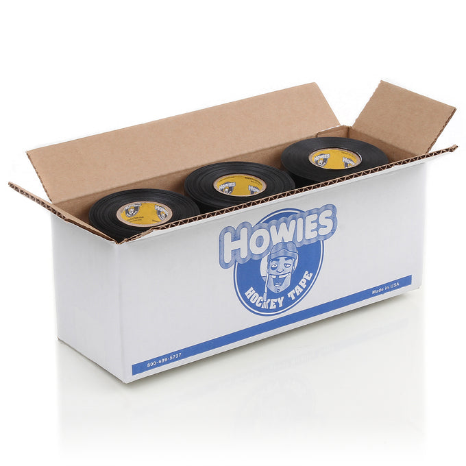 Howies Black Shin Pad Hockey Tape Shin Pad Tape Howies Hockey Tape 12pk