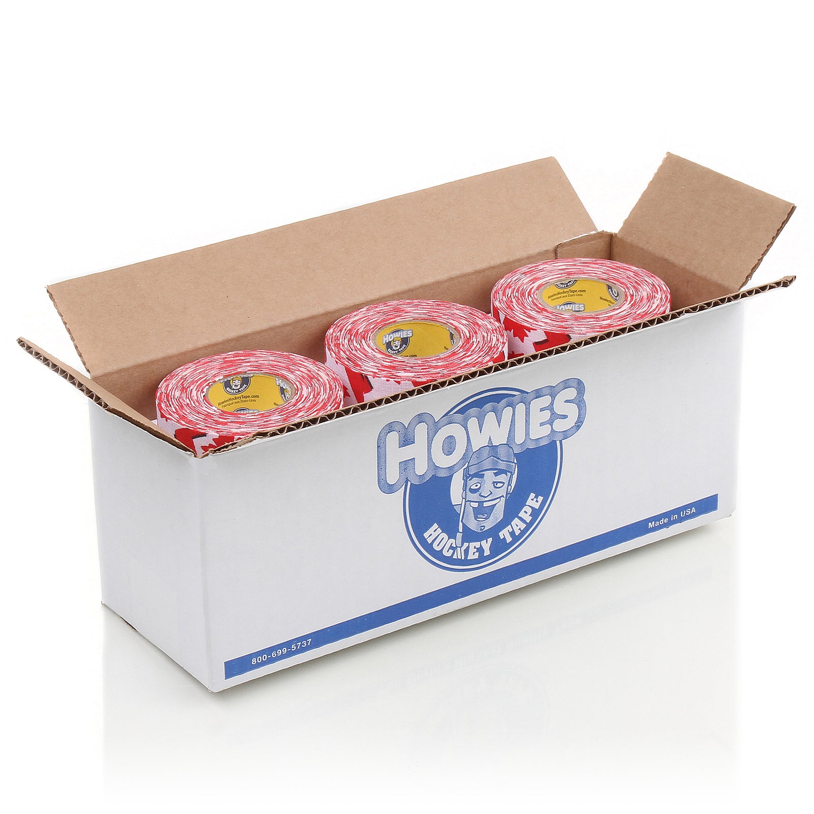 Howies Canadian Flag Hockey Tape Patterned Tape Howies Hockey Tape 12pk