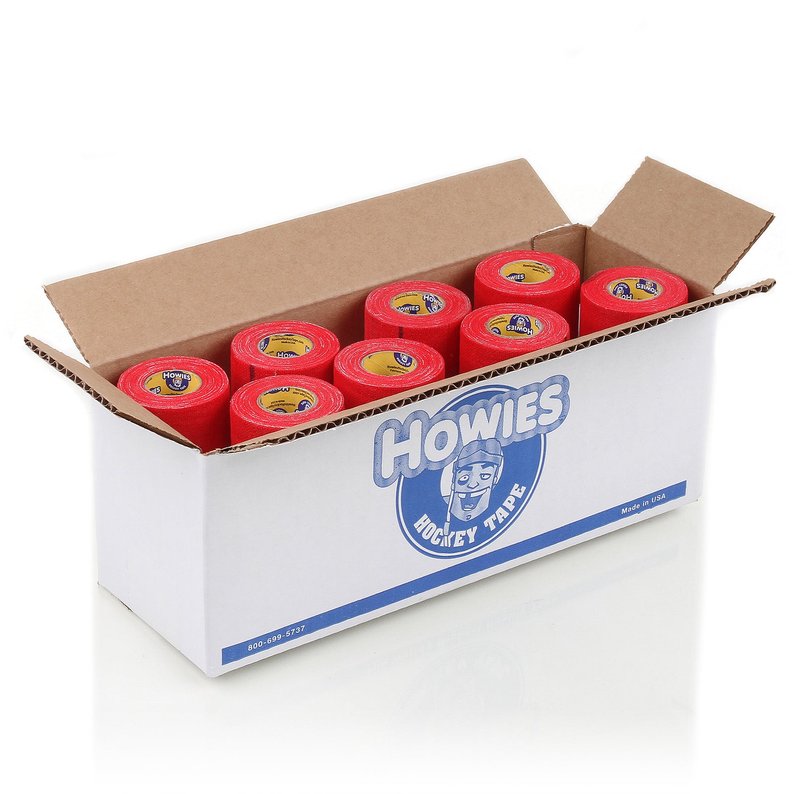 Howies Red Pro Grip Hockey Tape Pro Grip Tape Howies Hockey Tape 12pk