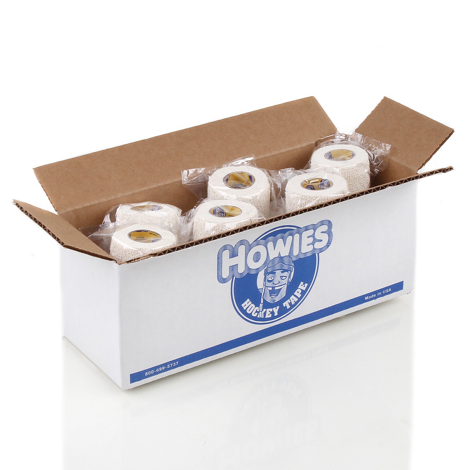 Howies White Stretchy Grip Hockey Tape Stretch Grip Tape Howies Hockey Tape 12pk