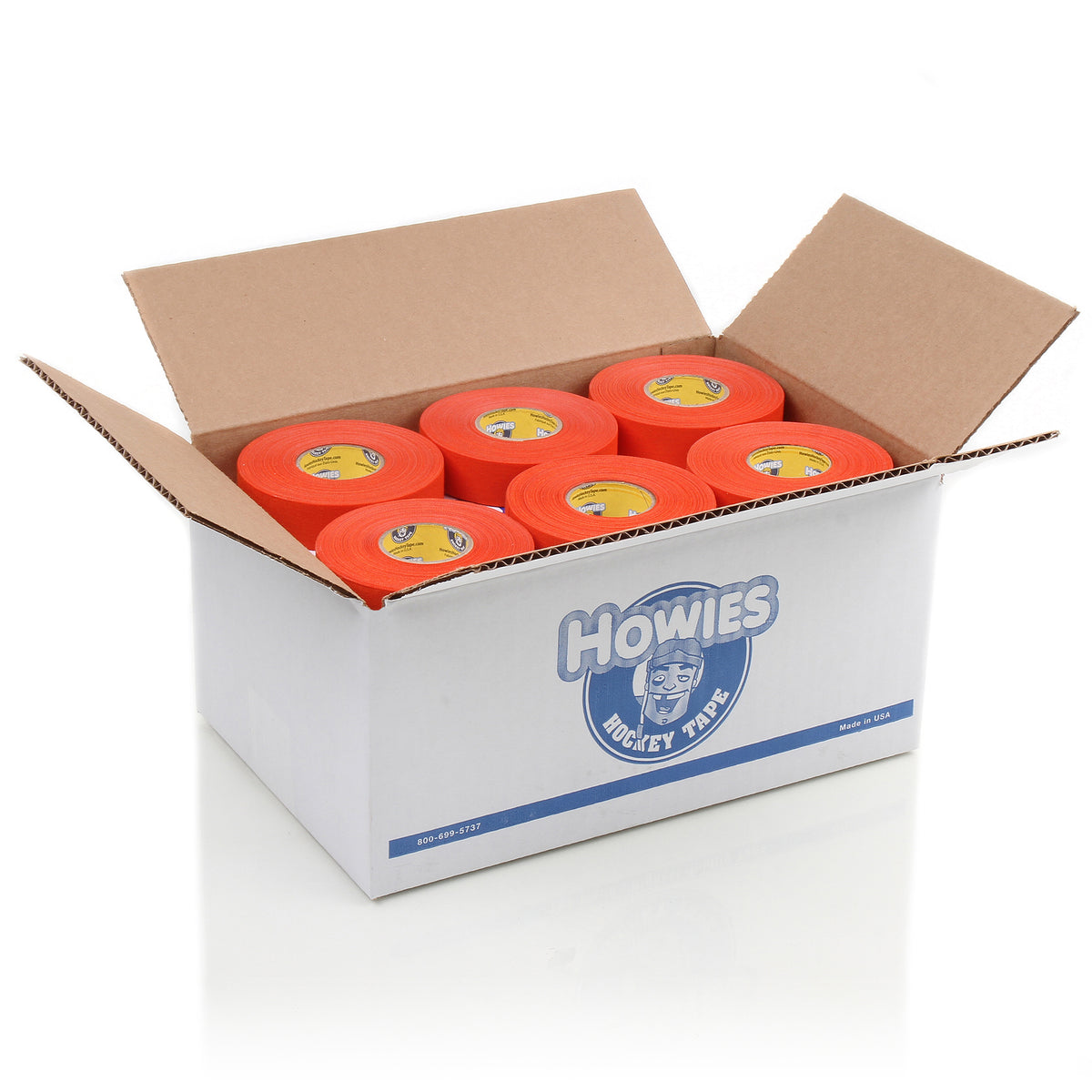 Howies Orange Cloth Hockey Tape Cloth Tape Howies Hockey Tape 36pk