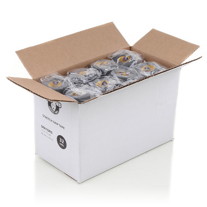 Howies Gray Stretchy Grip Hockey Tape Stretch Grip Tape Howies Hockey Tape 32pk