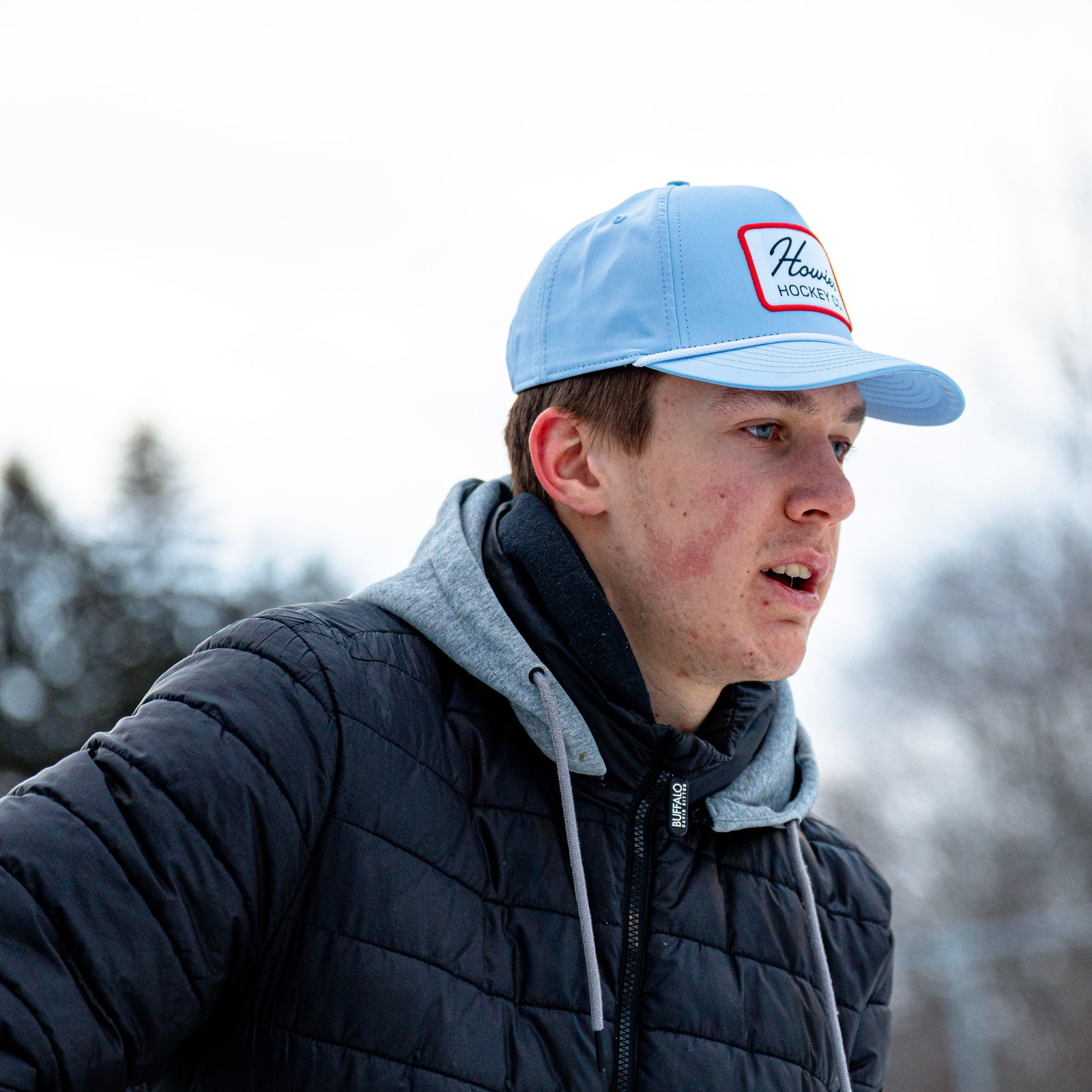 The Blue Paint Lid Hats Howies Hockey Tape