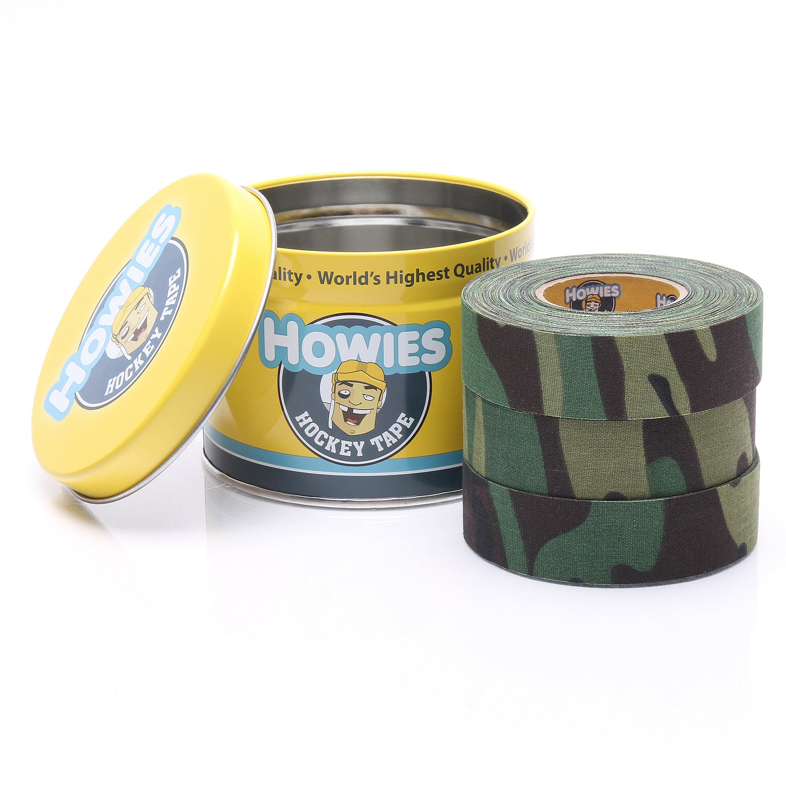 Howies Green Camo Hockey Tape Patterned Tape Howies Hockey Tape 3pk