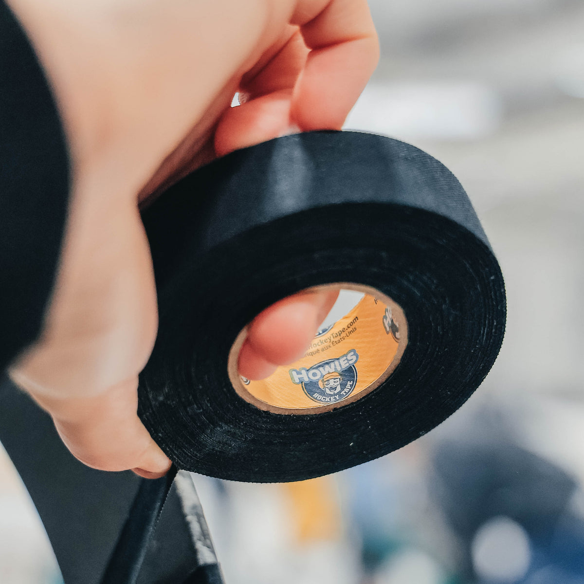 Howies Hockey Tape - 4 Black Cloth & 8 Clear Shin Pad Mixed Tape Cases Howies Hockey Tape