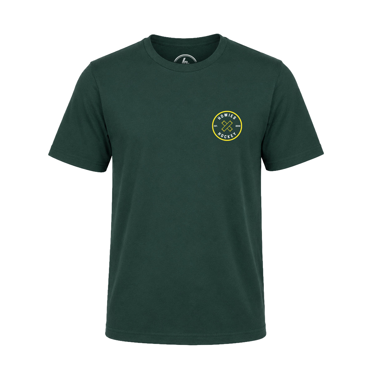 The Cross-Check Tee Tees Howies Hockey Tape Forest Green X-Small