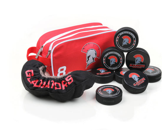 Custom Accessory Bags, Skate Guards, and Pucks