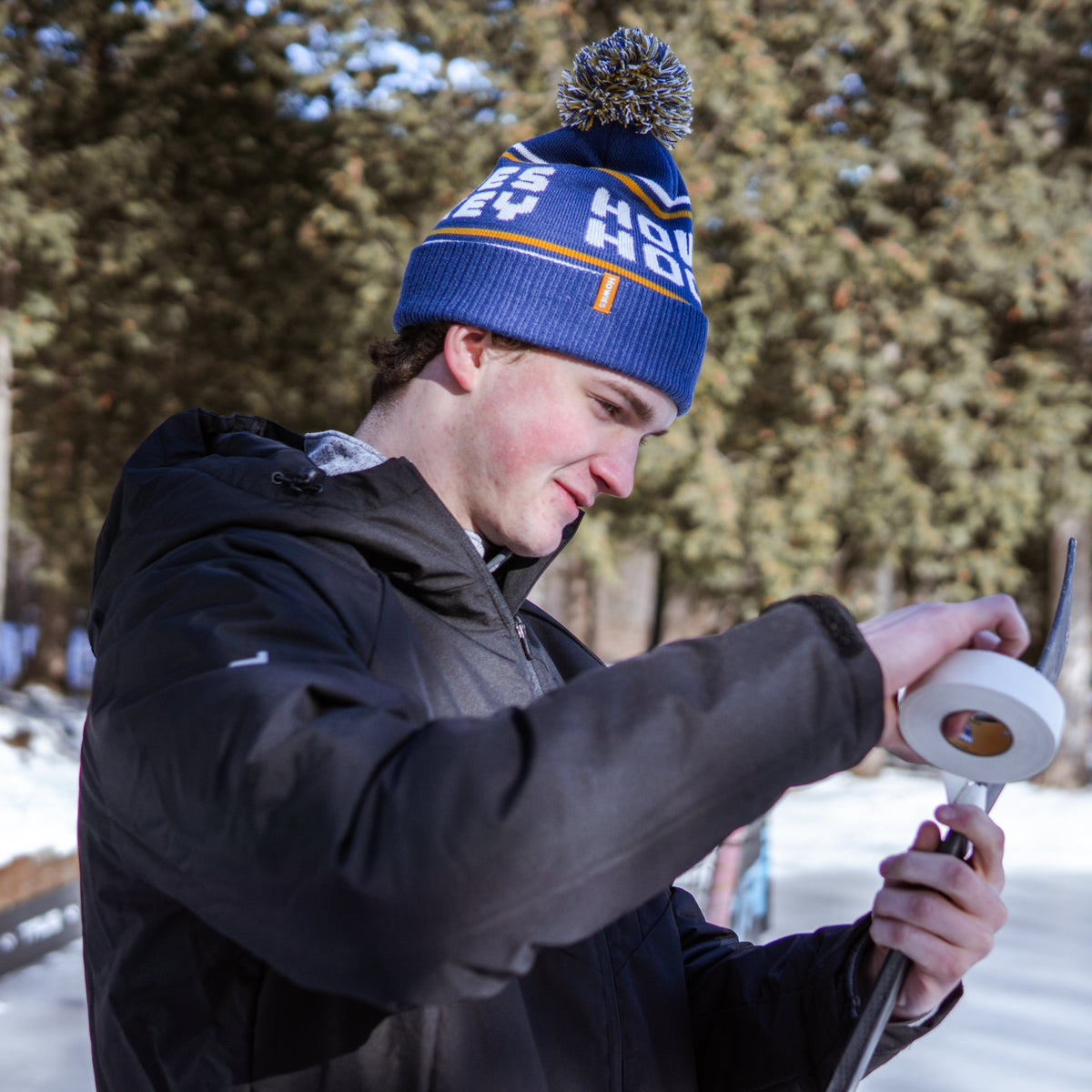 Retro Winter Beanie Beanies Howies Hockey Tape