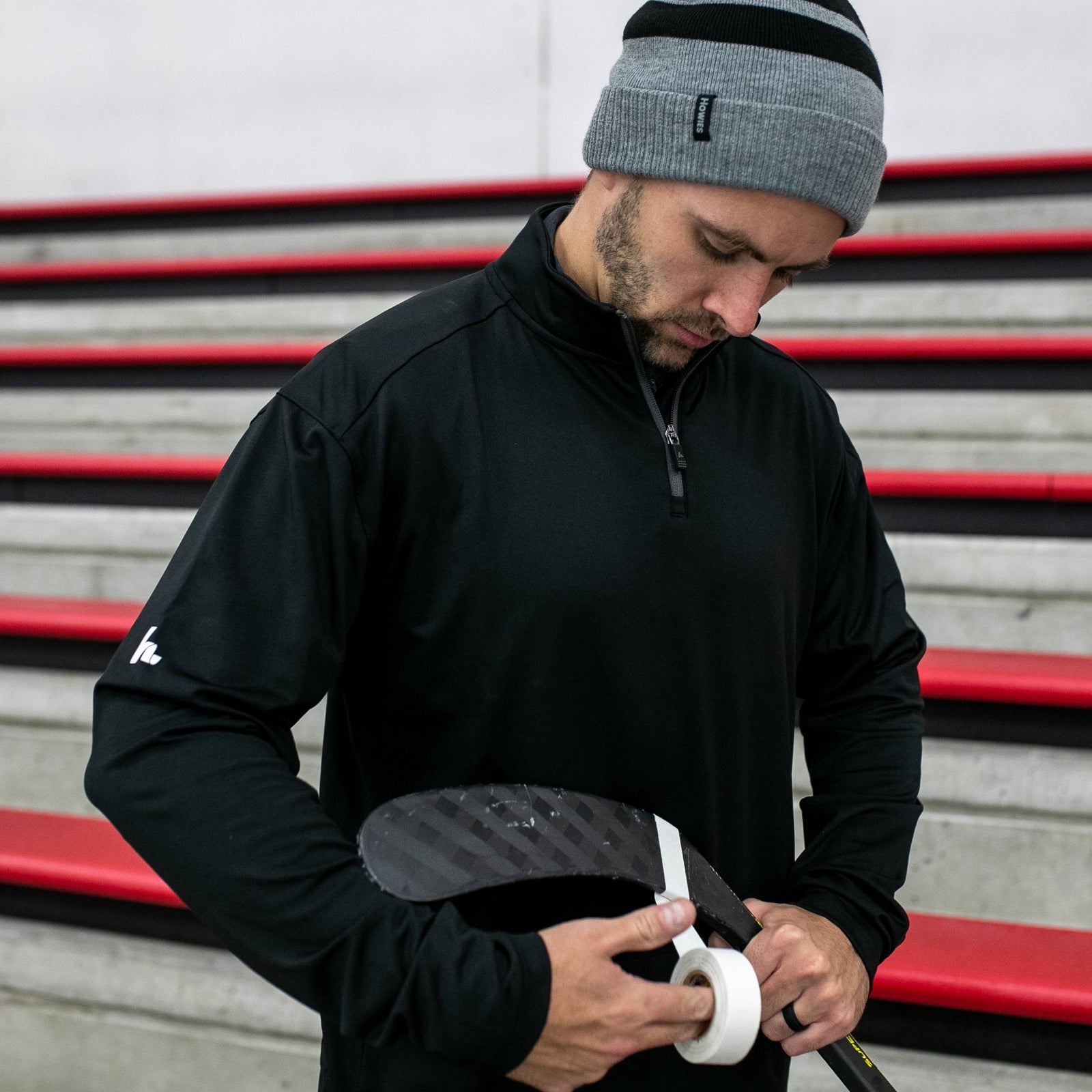 Team Performance 1/4 Zip Quarter Zips Howies Hockey Tape   