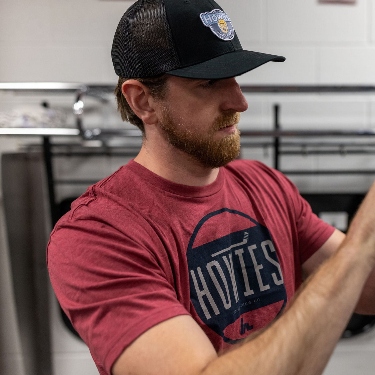 The Face-Off Tee Tees Howies Hockey Tape