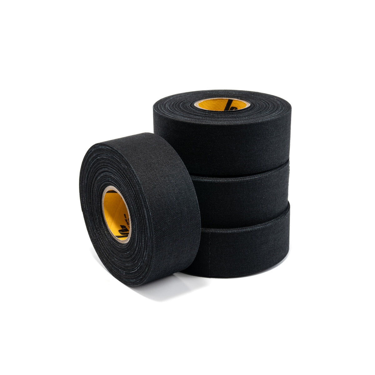 Black 1" x 15yd Athletic Tape Howies Athletic Tape 4pk