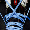 Howies Sky Blue Cloth Hockey Skate Laces Cloth Laces Howies Hockey Tape