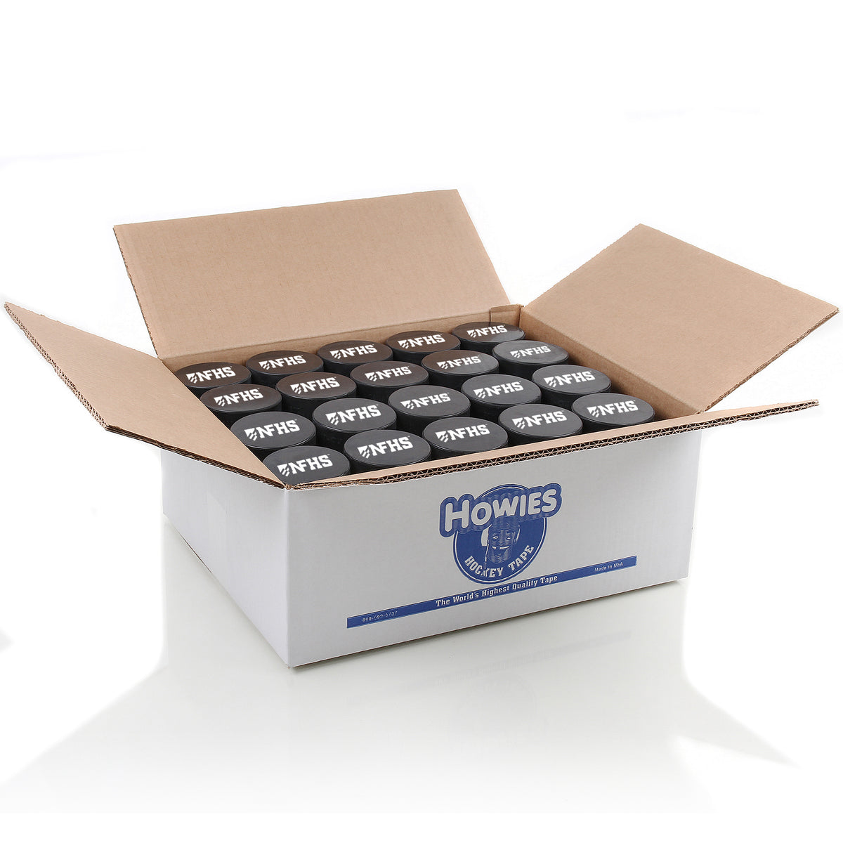 NFHS Official Hockey Pucks - 100pk Hockey Pucks Howies Hockey Tape   