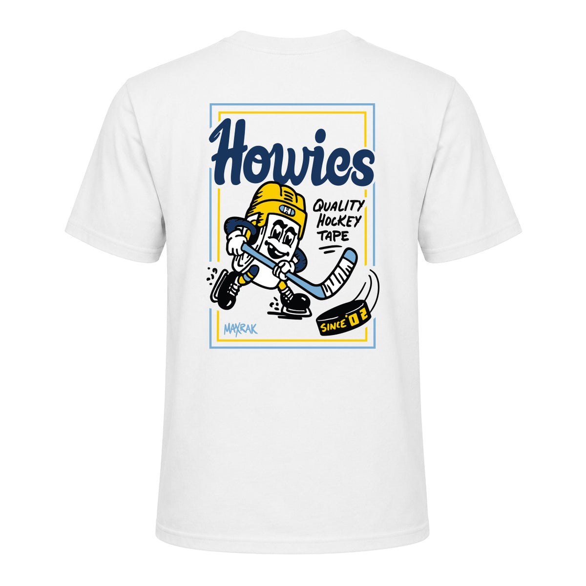 The Roll Model Tee by MaxRak Tees Howies Hockey Tape