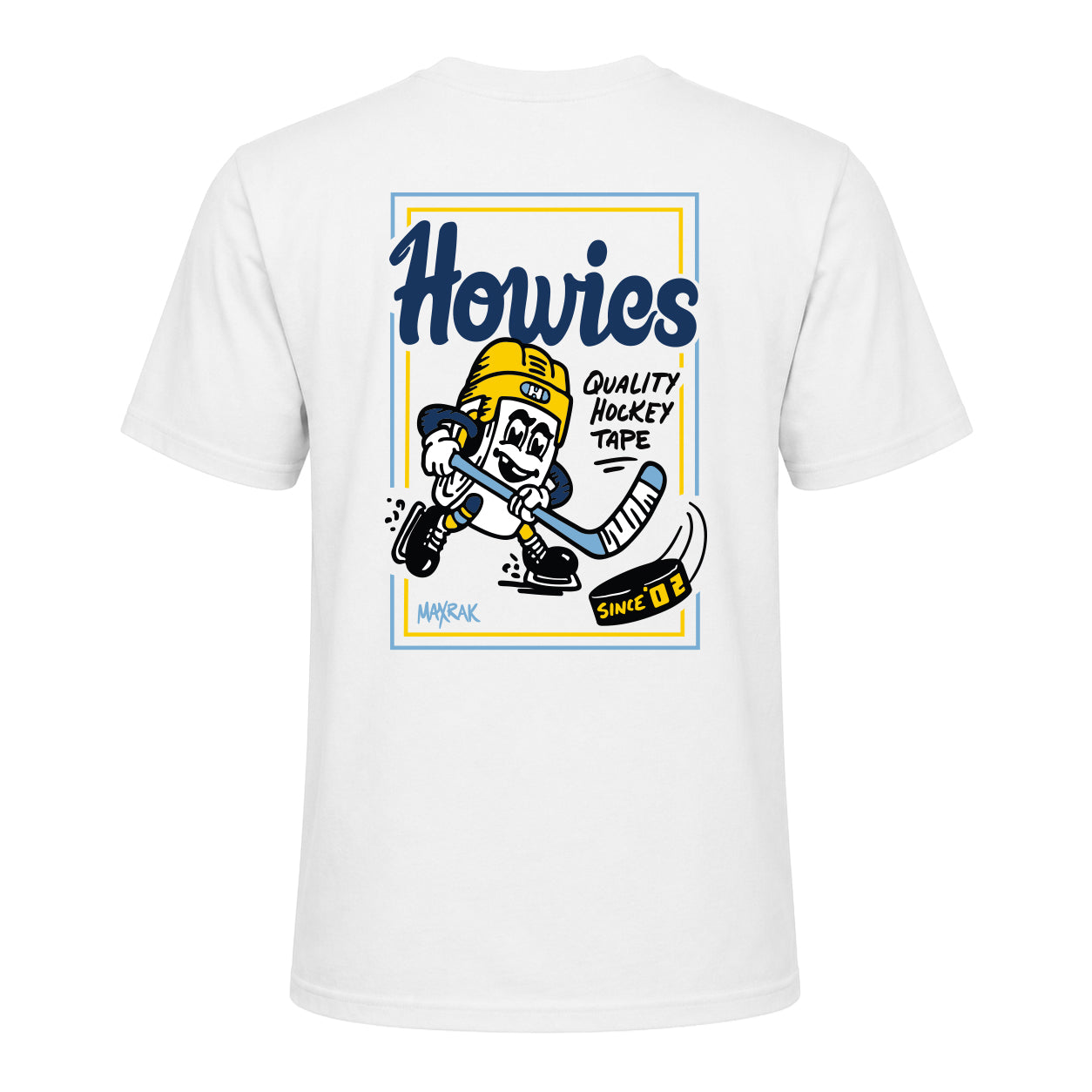 The Roll Model Tee by MaxRak Tees Howies Hockey Tape