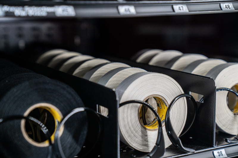 Rolls of tape in Vending Machine