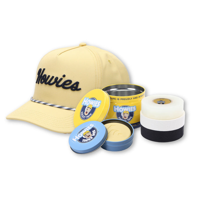 Three Stars Bundle Apparel Howies Hockey Tape Yellow Tour Lid Tacky Wax