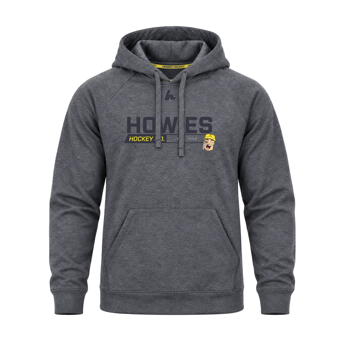 Two-Touch Performance Hoodie Hoodies Howies Hockey Tape Gray Small
