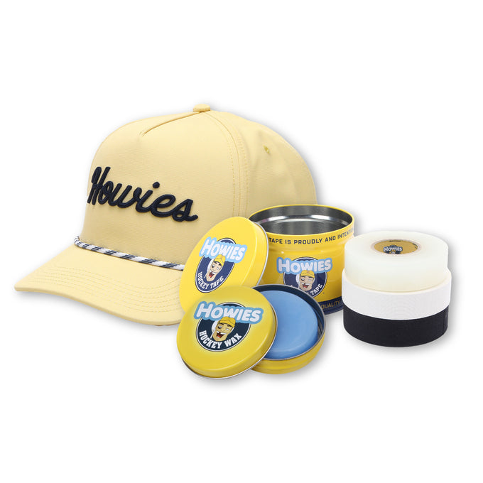 Three Stars Bundle Apparel Howies Hockey Tape Yellow Tour Lid Classic Wax