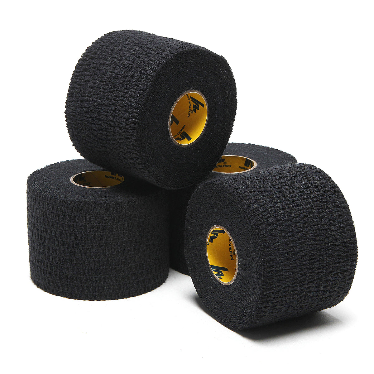 2" Black Flex Tape Flex Tape Howies Athletic Tape 4pk