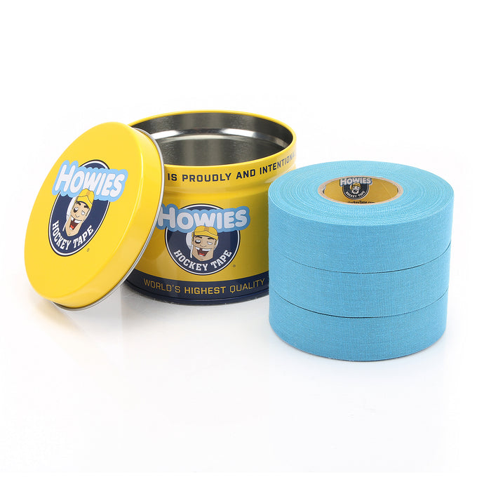 Howies Sky Blue Cloth Hockey Tape Cloth Tape Howies Hockey Tape 3pk  