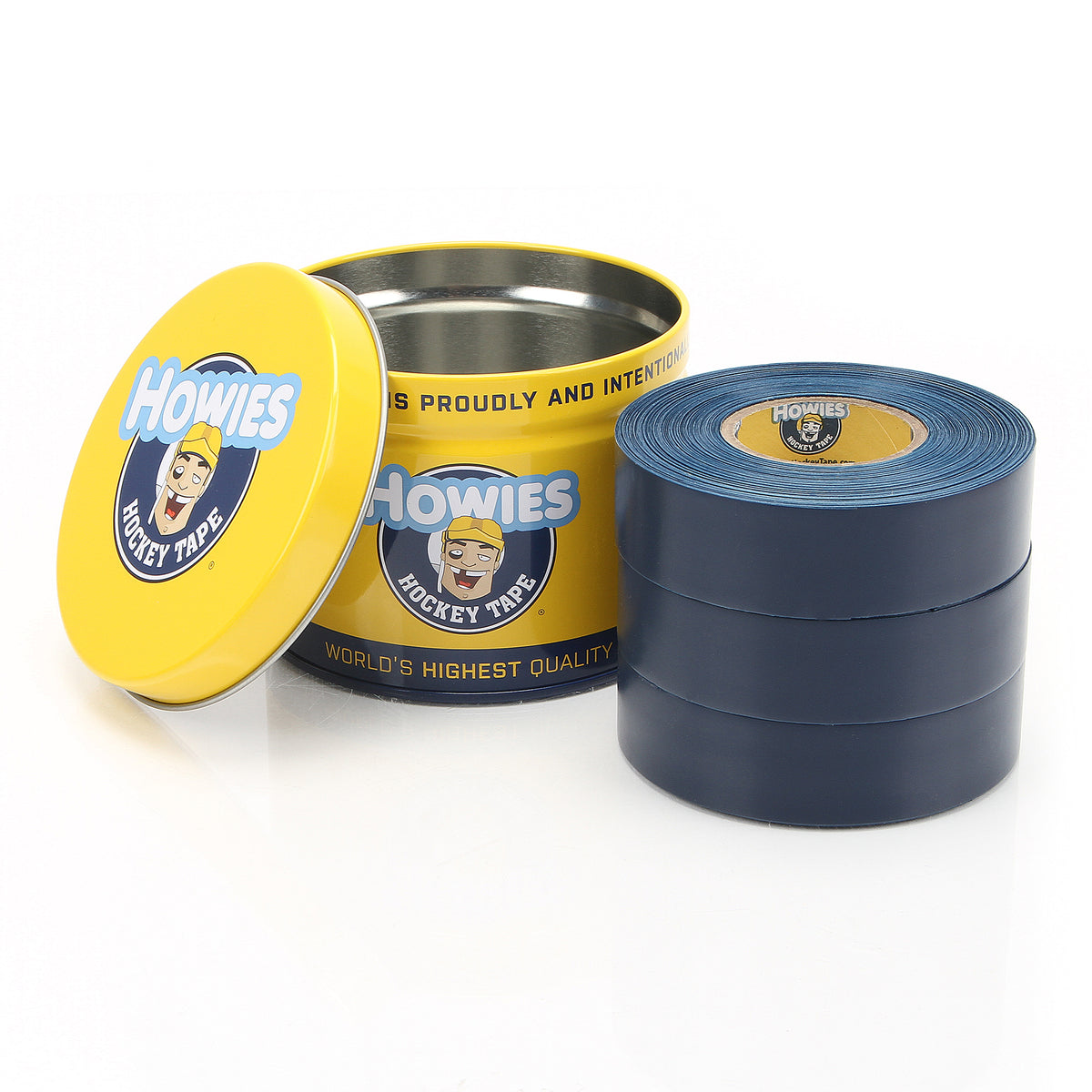 Howies Navy Shin Pad Hockey Tape Shin Pad Tape Howies Hockey Tape 3pk