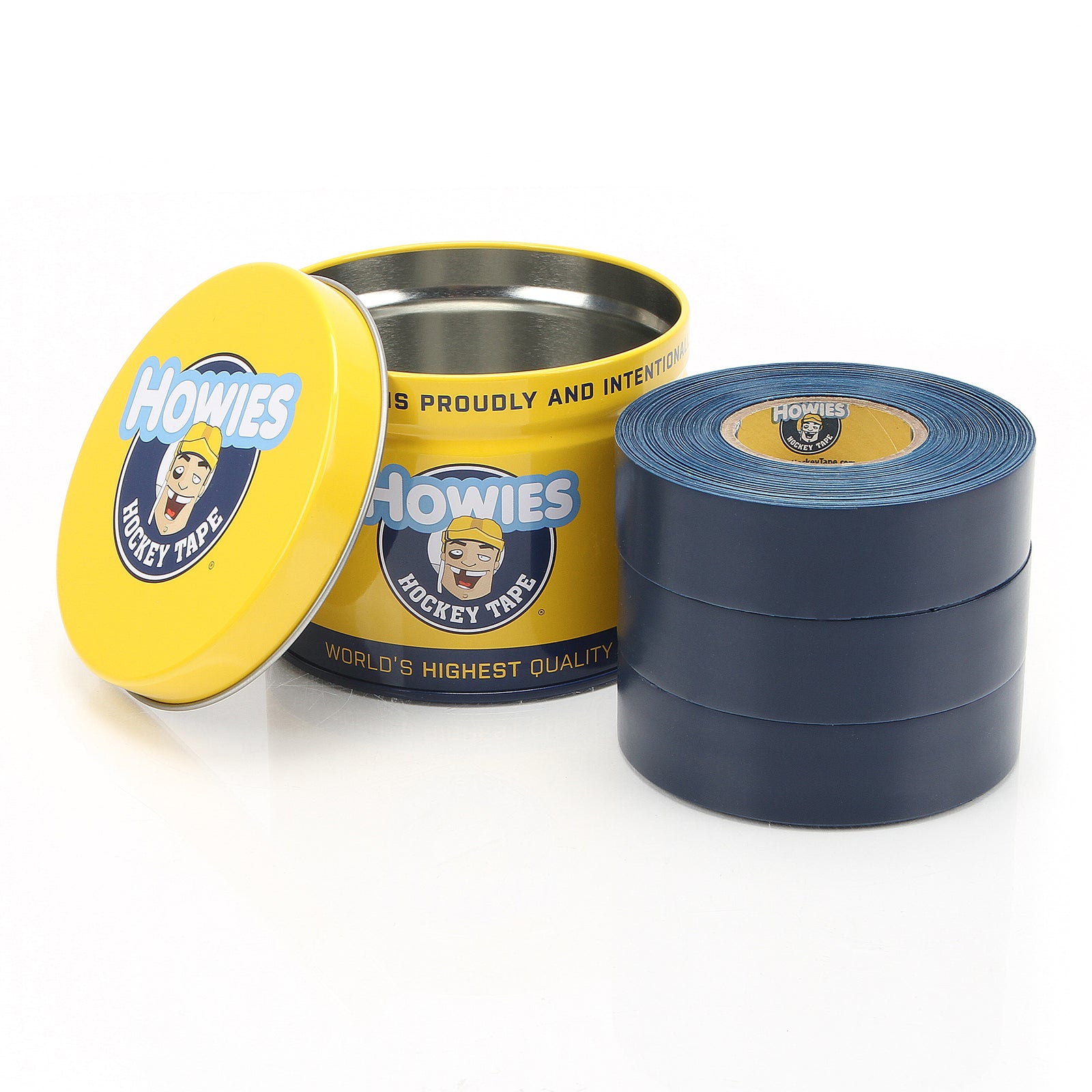 Howies Navy Shin Pad Hockey Tape Shin Pad Tape Howies Hockey Tape 3pk