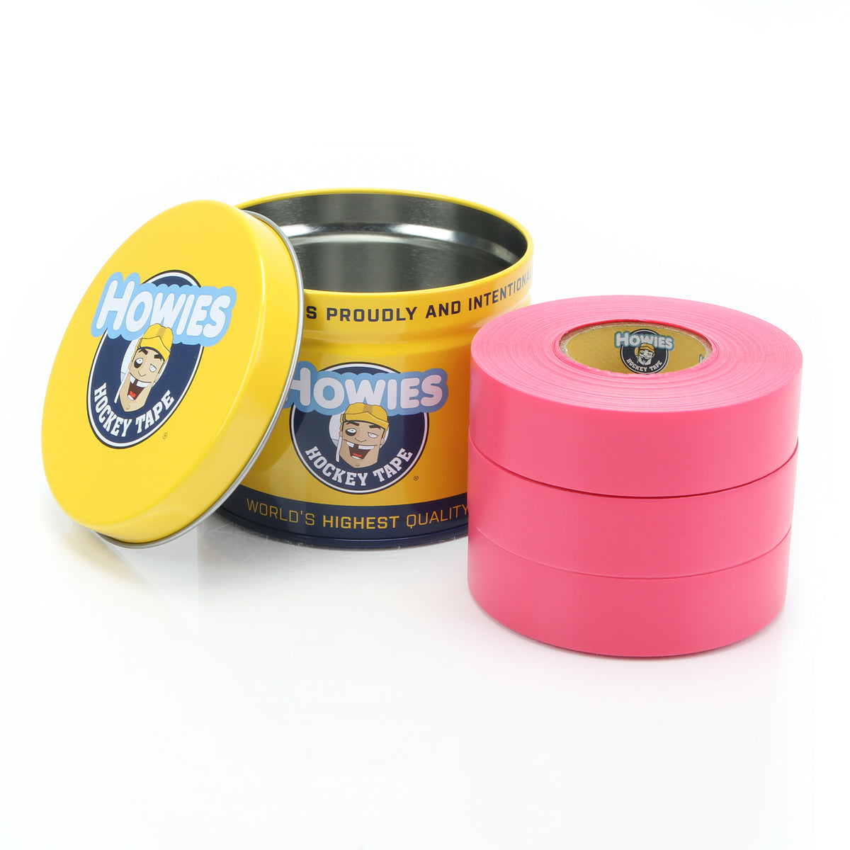 Howies Pink Shin Pad Hockey Tape Shin Pad Tape Howies Hockey Tape 3pk
