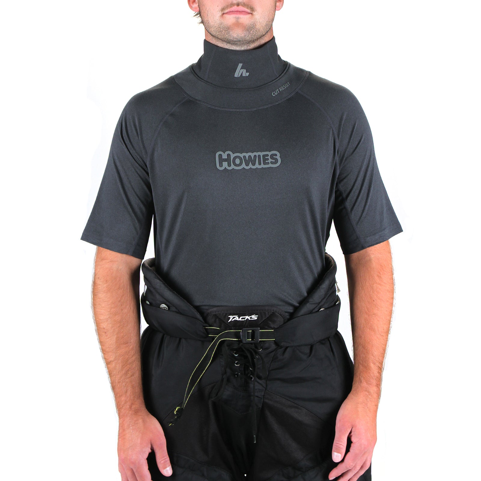 FlexProtect Pro Short Sleeve Cut-Resistant Shirt Neck Guard Howies Hockey Tape Adult Small