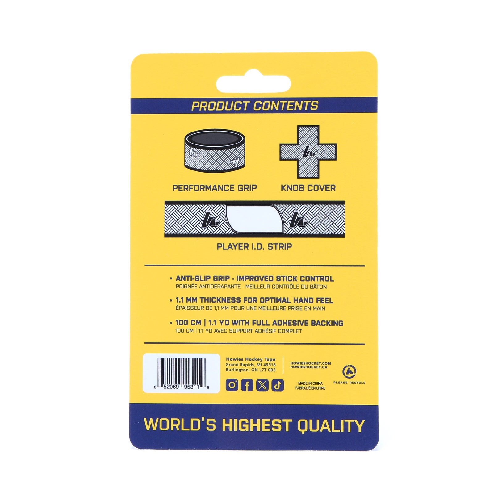 Howies Red APEX Grip Tape Apex Grip Howies Hockey Tape