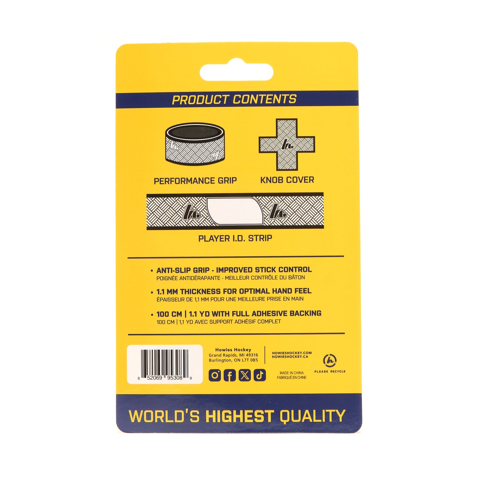 Howies Gray APEX Grip Tape Apex Grip Howies Hockey Tape