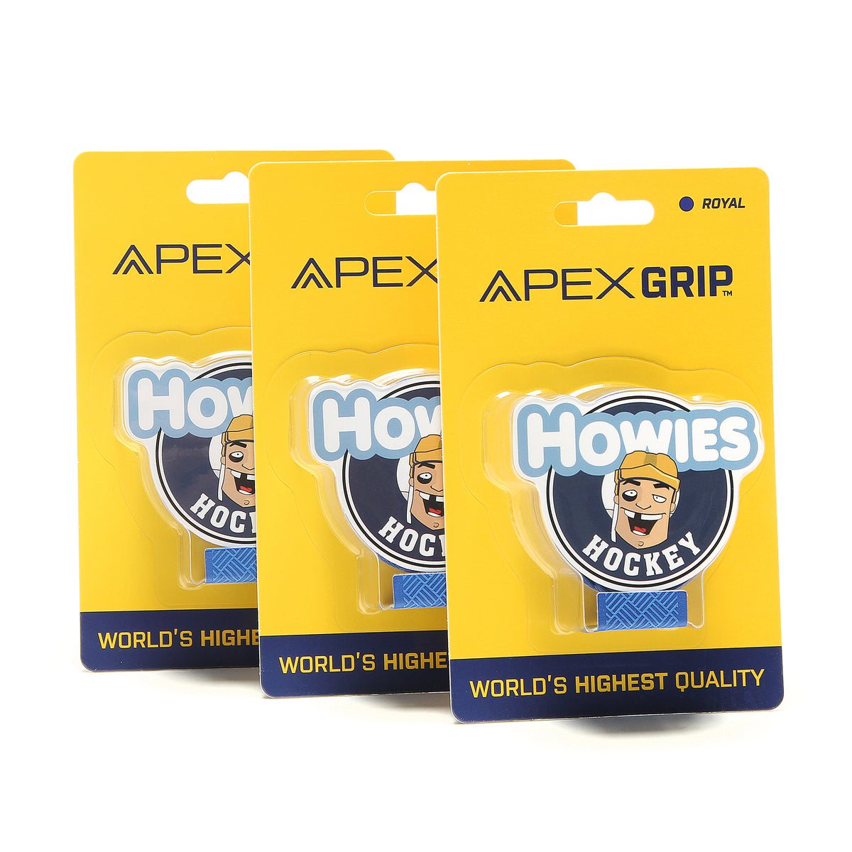 Howies Royal Blue APEX Grip Tape Apex Grip Howies Hockey Tape 3pk