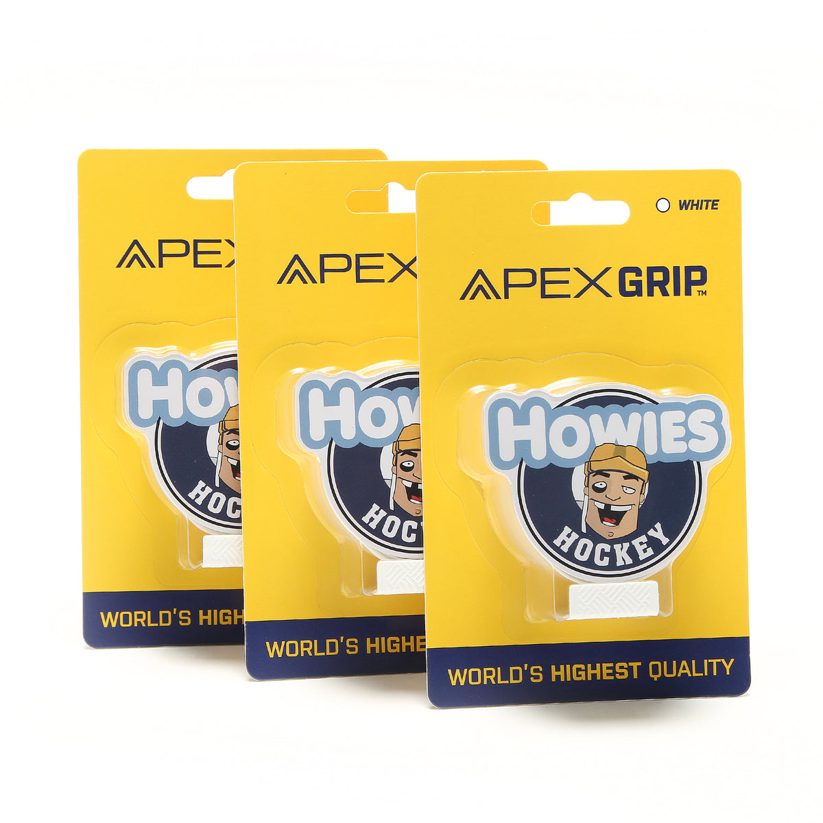 Howies White APEX Grip Tape Apex Grip Howies Hockey Tape 3pk