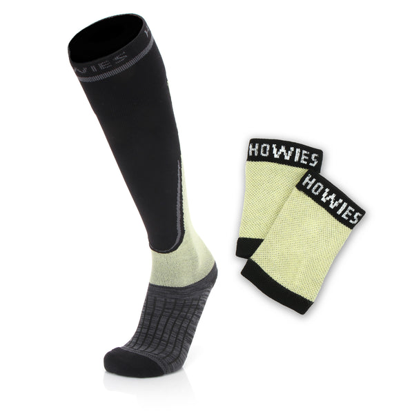 Cut-Resistant Skate Sock & Wrist Guard Bundle Accessories Howies Hockey Tape Youth Small